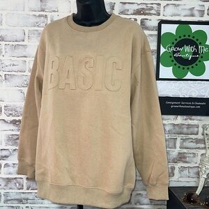 Jess lea BASIC sweatshirt womens small